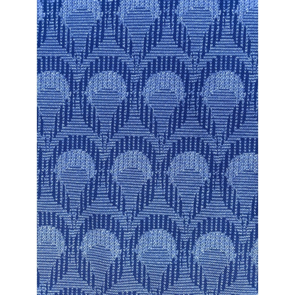 BONOBOS Men Polo Shirt XL Blue GOLF FLATIRON Standard Fit Jacquard Performance - Picture 4 of 12